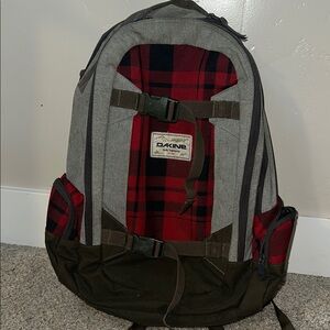 Dakine mission Backpack with Plaid Accents